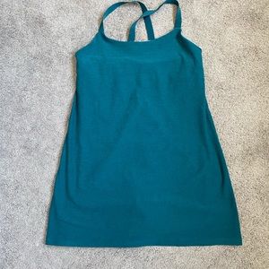 Beyond Yoga Spacedye Move It Mini Dress Teal Large